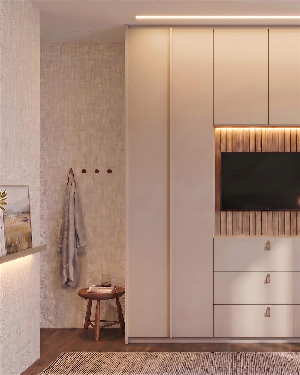 Suíte master do apartamento
